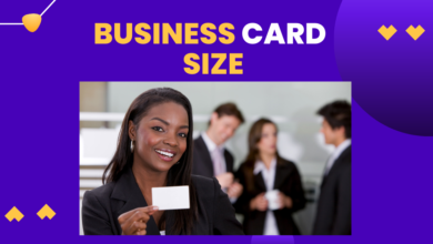 Standard business card size dimensions for professional design and branding.