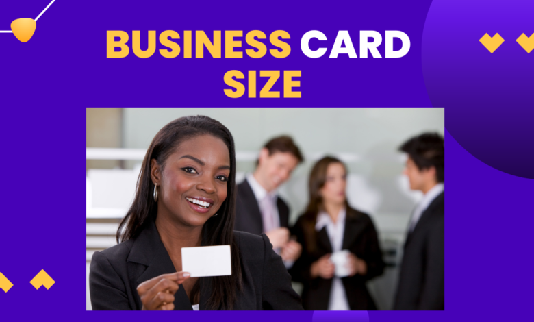 Standard business card size dimensions for professional design and branding.