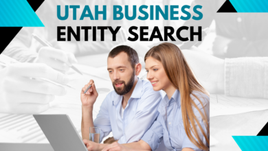 Utah Business Entity Search tool for finding registered businesses and verifying company details.