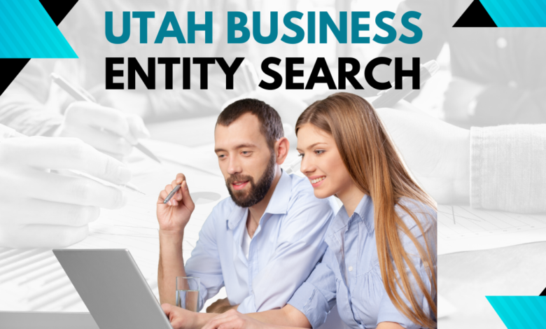 Utah Business Entity Search tool for finding registered businesses and verifying company details.