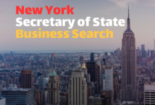 New York Secretary of State Business Search for verifying business registrations and details